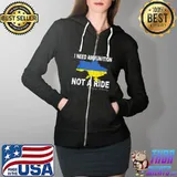 Volodymyr Zelensky I Need Ammunition, Not A Ride Ukraine T-Shirt Full Zip Hooded