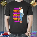 Wish Thick Thighs Wallet Melanin Women Black Mom Sista Girls T-Shirt