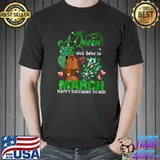 Womens Queens Are Born In March Girl St Patrick's Day T- Unisex