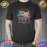 World's Greatest Dad Was Born In 1991 Limited Edition America Flag Shirt