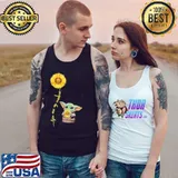 You are my sunshine sunflower baby yoda Tank Top
