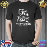 You Can't Live It If You Have Not Read It Premium T-Shirt Unisex