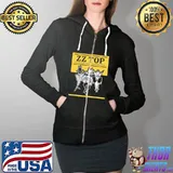 Zz top 2021 2022 tour album concert Full Zip Hooded