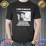 3 things to know in life never beg trust depend on anyone Clint Eastwood shirt