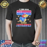 4 time NCAA Champions Kansas Jayhawks shirt