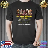 ACDC 49th Anniversary 1973 2022 Shirt