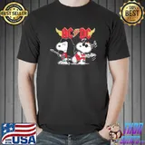 ACDC Snoopy Rock Shirt