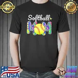 Baseball Mom Love Tie Dye Softball Mom Mothers Day 2022 T-Shirt