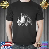 Black and white style bruce springsteen born to run shirt