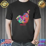 Color full dragon game shirt