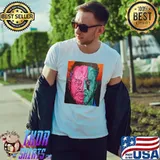 Colored disiz aesthetic design shirt