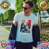 Colored gI jane illustration shirt