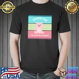 Colorful daddy pig I'm a bit of an expert shirt