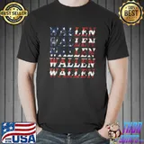 Cute Wallen Shirt American Flag Red White Blue Merch Outfit T-Shirt