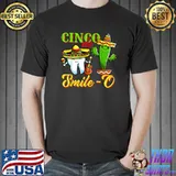 Dental Hygienist Cinco De Mayo Cinco De Smile O Dentist T-Shirt
