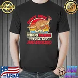 Don't Mess With Kiddo Saurus I Jurasskicked Parasaurolophus T-Shirt