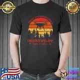 Drones-Pilot born 1994 Birthday Vintage Quadrocopter Drones T-Shirt