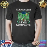 Elementary Level Complete Gamer Boy Class Of 2022 Graduation T-Shirt