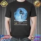 ET 40 Year Anniversary 1982 2022 Thank You For The MEmories Shirt