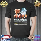 ET The Extra Terrestrial 40 Year Annivarsary 1982 2022 Shirt