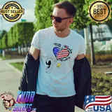 Faith Family Freedom Heart American Flag Snoopy Shirt