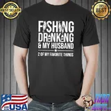 Fishing Drinking & My Husband 2 Of My Favorite Things Ice Premium T-Shirt