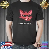 Foxy deal with it five nights at freddy's fnaf shirt