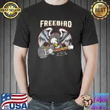 Free Bird Lynyrd Skynyrd Eagles Guitar Shirt