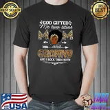 Funny God Gifted Me Two Titles Mom And Granny Leopard T-Shirt Unisex