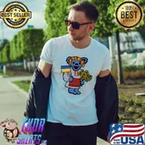 Grateful dead bear sunflowers ukraine flag shirt