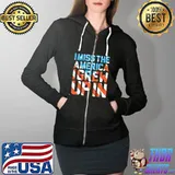 I Miss The America Igrew Upin American Flag Shirt Full Zip Hooded