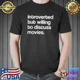 Introverted Family Movie Night Movie Party - Birthday Cinema T-Shirt