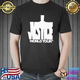 Justice world tour hailey Bieber justin Bieber graphic shirt
