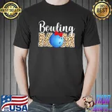 Leopard bowling mom mama sport lover mother's day shirt