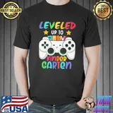 Leveled Up To Kindergarten Gaming Shirt