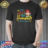 Lunch Lady Goodbye School Hello Summer Vacation dress Gnomes T-shirt