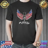 Medical Stethoscope American Flag Wings LPN Life Shirt