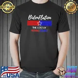 Men's bidenflation the cost of voting stupid shirt