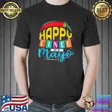 Mexican Fiesta Happy Cinco De Mayo T-shirt