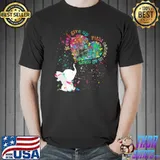 Never Give Up Fight Cancer Awareness Elephant Shirt