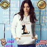 Never Underestimate A Cat Mom Who Is Also A Ms Warrior Shirt