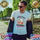 Never underestimate the power of a baseball grandma flowers shirt