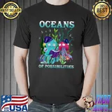 Oceans Of Possibilities Sea Animal Summer Reading 2022 T-Shirt