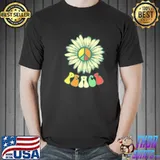 Peace hippie vintage retro disco shirt