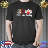 Peace love bowling sublimation shirt