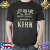 Personalized Birthday Wear Idea For Person Named Kirk T-shirt