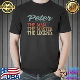 Peter first name I pride vintage I Peter name T-Shirt