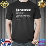 Proud Juneteenth Black History Blacknificent Definition T-Shirt