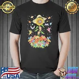 Psychedelic hippie sunflower shirt