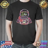 Reality glitch astro goldfish bowl mens shirt